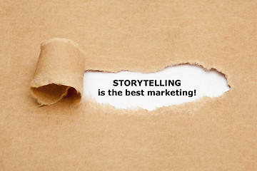 Image showing Storytelling Is The Best Marketing