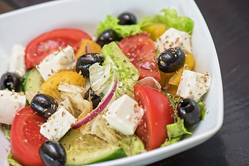 Image showing Greek tasty salad