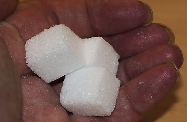 Image showing sugar lumps