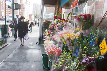 Image showing Flower shop in Midtown Manhattan