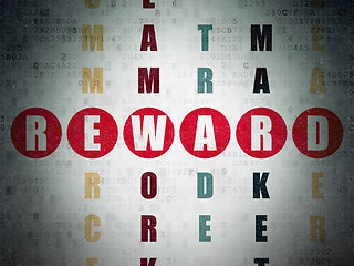 Image showing Finance concept: Reward in Crossword Puzzle