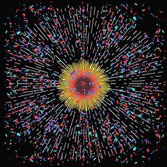 Image showing Star Explosion with Particles