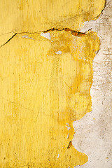Image showing yellow  in texture wall and   abstract