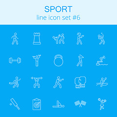 Image showing Sport icon set.