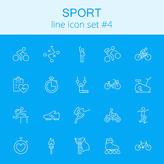 Image showing Sport icon set.