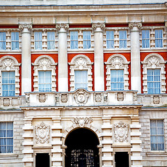 Image showing old construction in england europe london wall antique and light