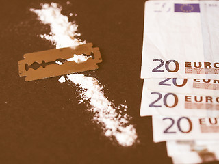 Image showing  Cocaine drug vintage