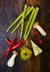 Image showing Healthy Organic Vegetables Still life 