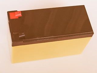 Image showing  12V Battery vintage