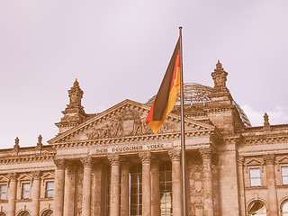 Image showing Reichstag Berlin vintage