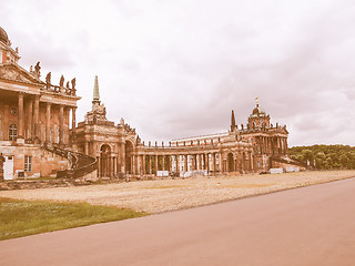 Image showing Neues Palais in Potsdam vintage