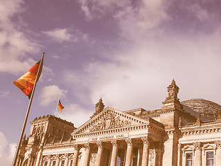 Image showing Reichstag Berlin vintage