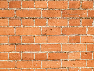 Image showing Retro looking Red bricks