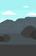 Image showing Background of heaps of coal.