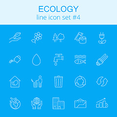 Image showing Ecology icon set.