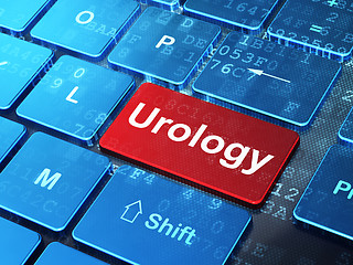 Image showing Medicine concept: Urology on computer keyboard background