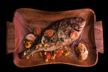 Image showing Grilled dorado fish