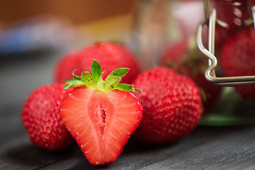 Image showing Fresh ripe strawberry