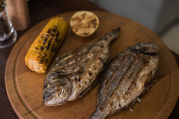 Image showing Grilled dorado fish