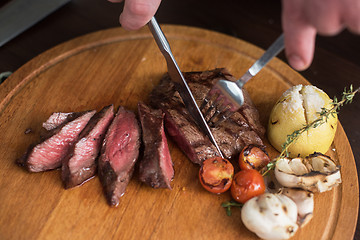 Image showing grilled beef steak