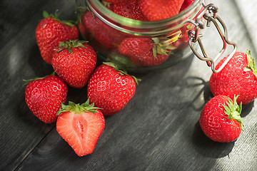 Image showing Fresh ripe strawberry