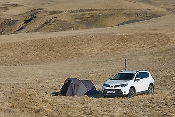 Image showing Toyota RAV4 on terrain