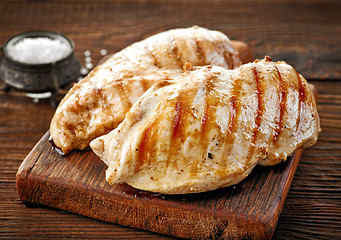 Image showing Grilled chicken fillet