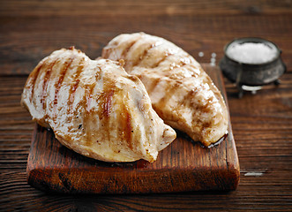 Image showing grilled chicken fillets