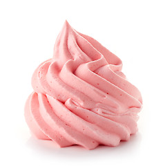 Image showing pink whipped cream