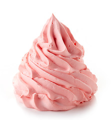 Image showing pink whipped cream
