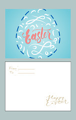 Image showing Easter greetings card