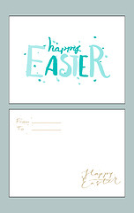 Image showing Easter greetings card