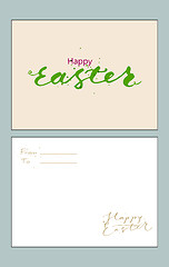 Image showing Easter greetings card