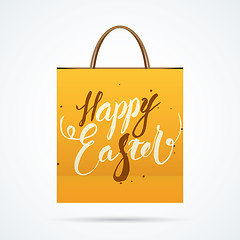 Image showing Easter paper bag with shadow