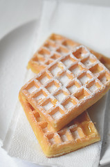 Image showing Traditional Belgian Waffles