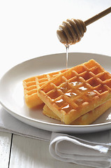 Image showing Traditional Belgian Waffles