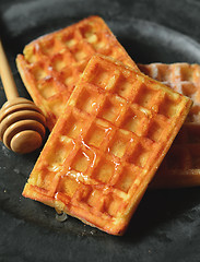 Image showing Traditional Belgian Waffles