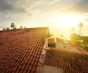 Image showing View from the roof