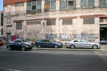 Image showing Parked cars in Manhattan