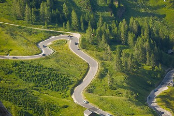 Image showing Alpine Road Pass