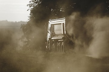 Image showing Road construction truck