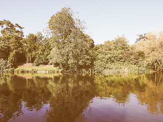 Image showing River Avon in Stratford upon Avon vintage