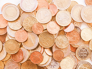 Image showing  Euro coin vintage