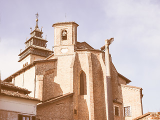 Image showing San Giorgio church in Chieri vintage