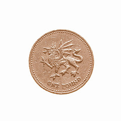 Image showing  Coin isolated vintage