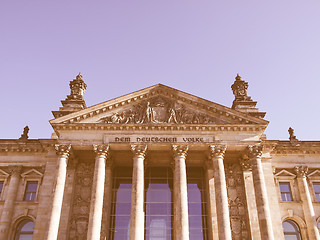 Image showing Reichstag, Berlin vintage