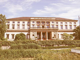 Image showing Stadtbuecherei (City library), Stuttgart vintage