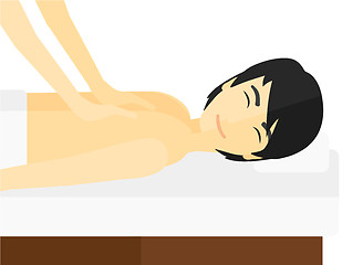 Image showing Man recieving massage.