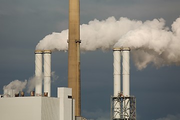 Image showing Smoking power plant