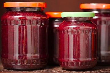 Image showing Jars of Jam